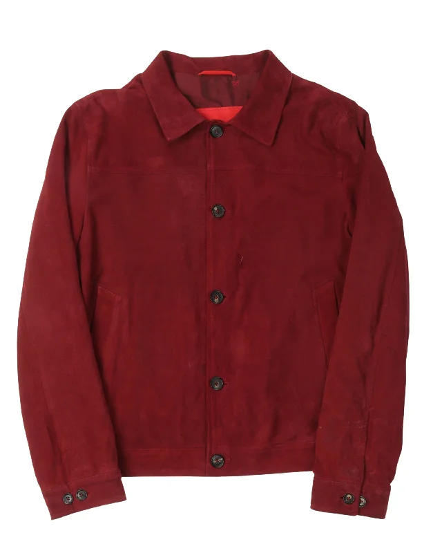 Suede Blouson