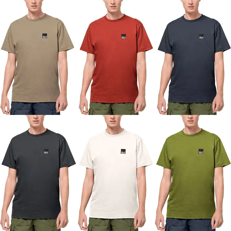 Jack Wolfskin Mens 365 Casual Cotton Short Sleeve T-Shirt Top Tee