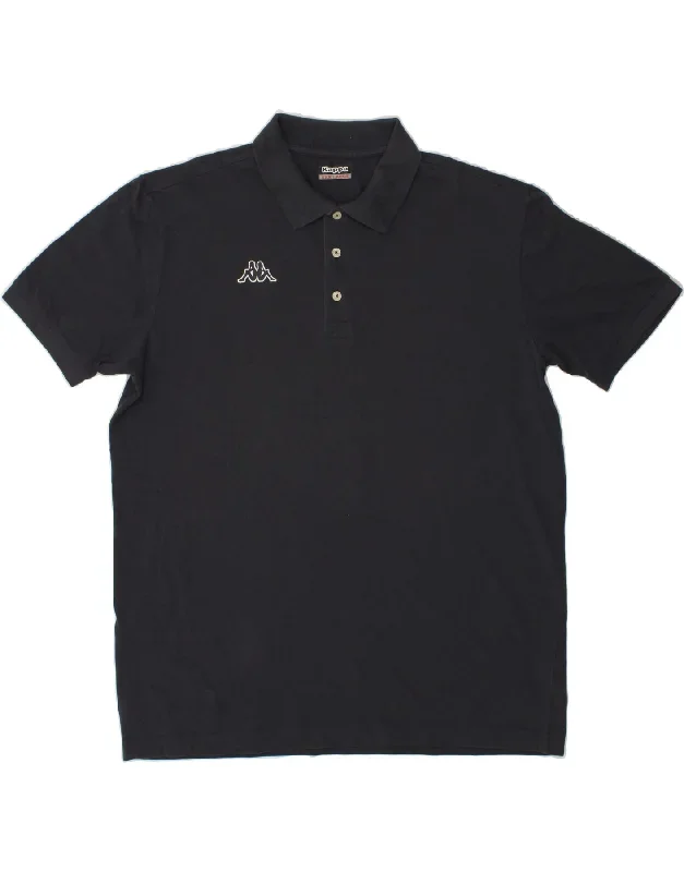 KAPPA Mens Polo Shirt 3XL Grey Cotton