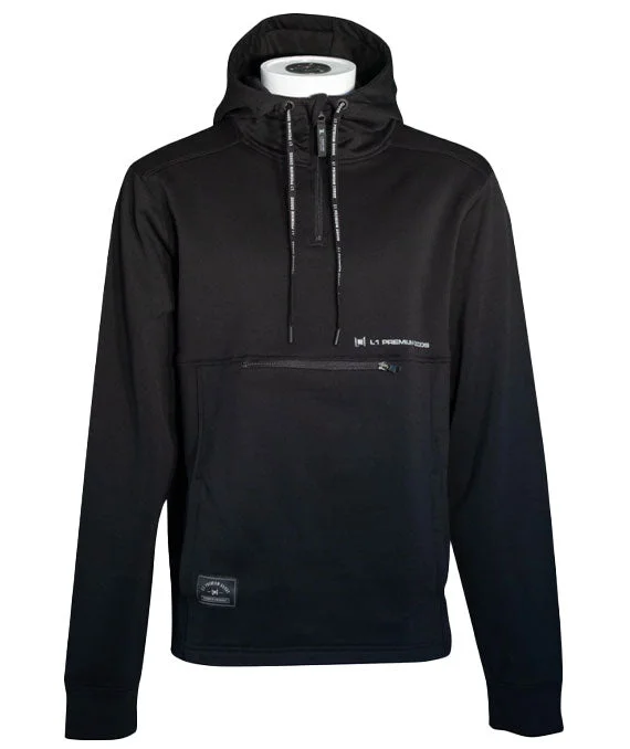 L1 Men's Timberline Fleece Anorak Black 2023