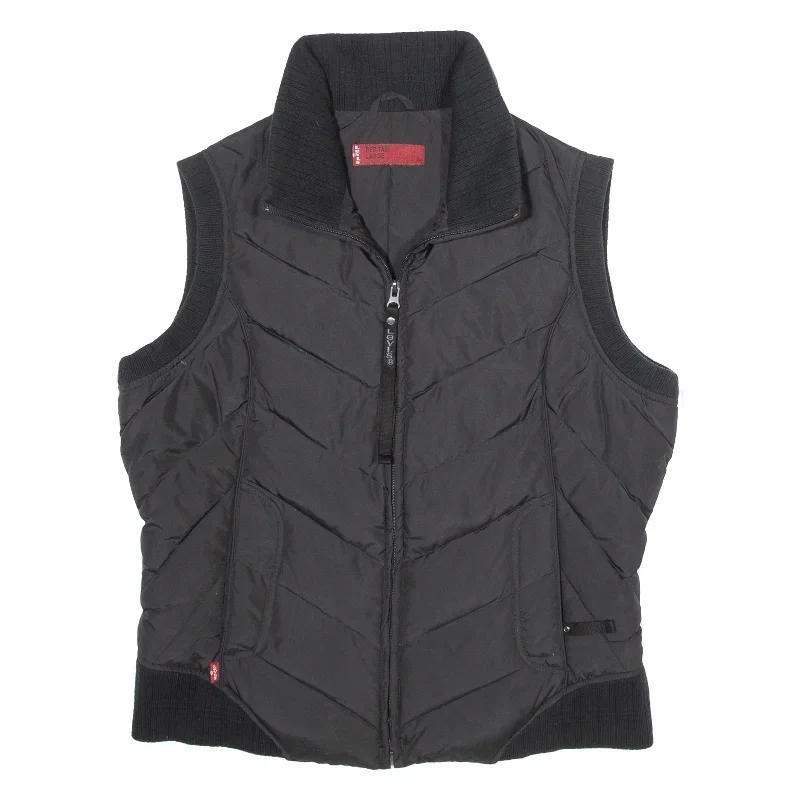 LEVI'S Red Tab Mens Puffer Waistcoat Black L