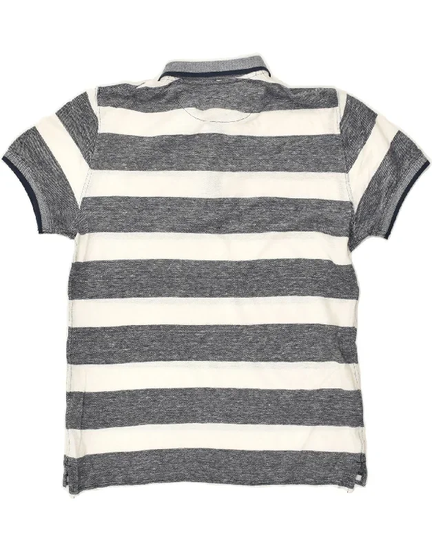 massimo-dutti-mens-polo-shirt-medium-navy-blue-striped-cotton-2