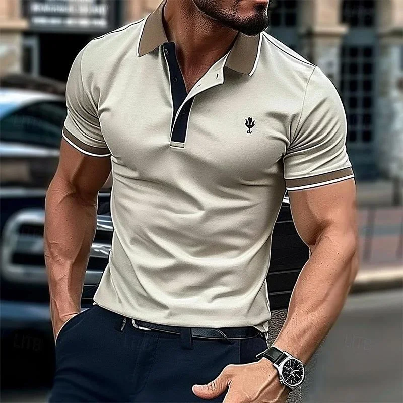 mens-casual-colorblock-zipper-short-sleeved-polo-shirt-30739641x