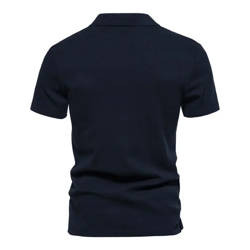 mens-solid-v-neck-short-sleeve-polo-shirt-61101482z