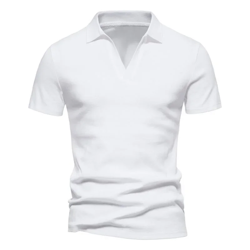 mens-solid-v-neck-short-sleeve-polo-shirt-61101482z