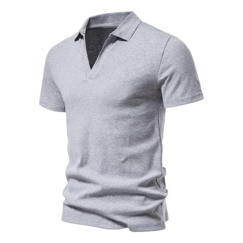 mens-solid-v-neck-short-sleeve-polo-shirt-61101482z