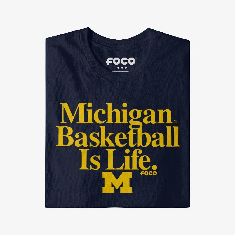 michigan-wolverines-basketball-is-life-t-shirt