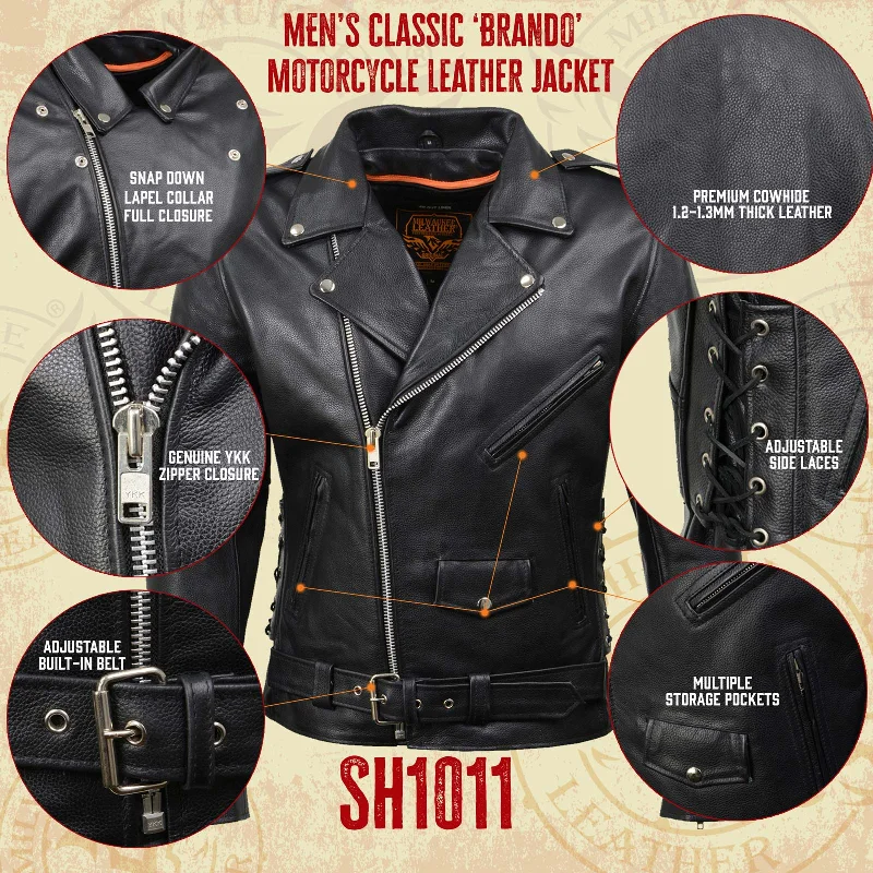 milwaukee-leather-mens-classic-side-lace-police-style-motorcycle-jacket-1