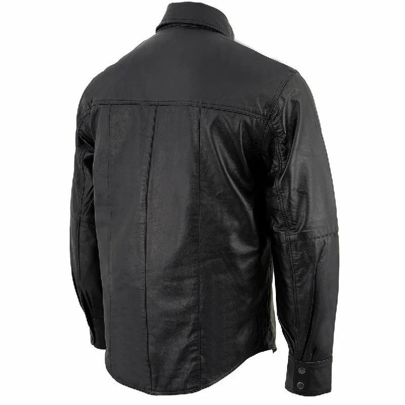 milwaukee-leather-mens-lightweight-snap-down-black-leather-shirt