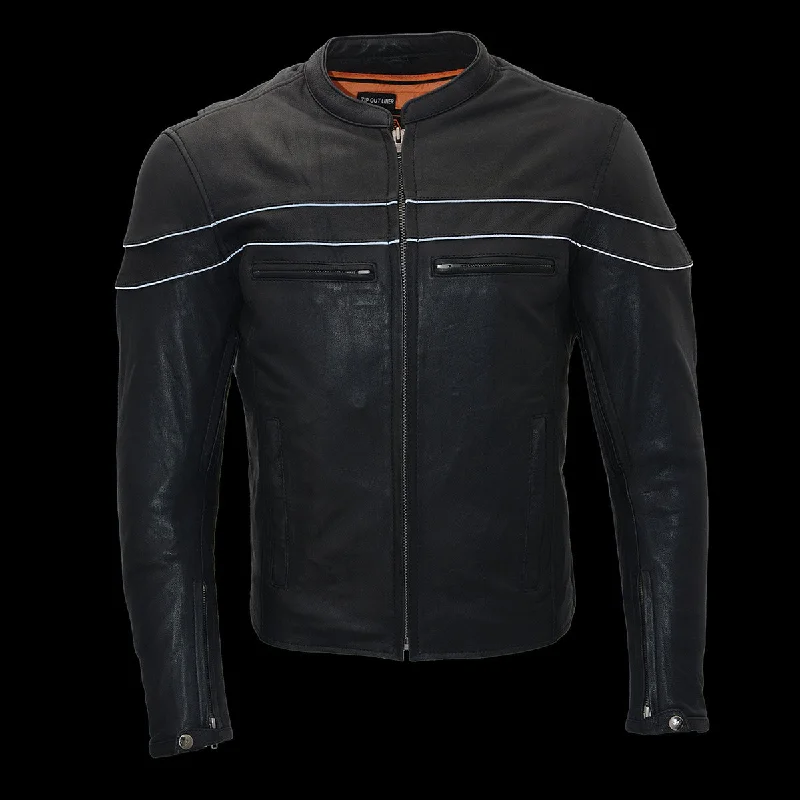 milwaukee-leather-mens-sporty-crossover-black-leather-scooter-jacket-with-gun-pocket