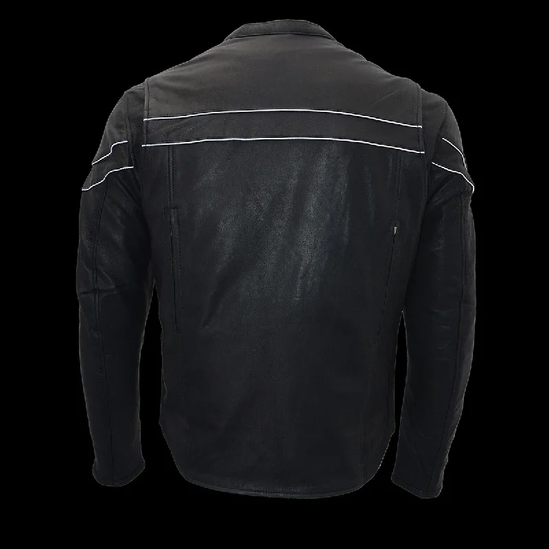 milwaukee-leather-mens-sporty-crossover-black-leather-scooter-jacket-with-gun-pocket