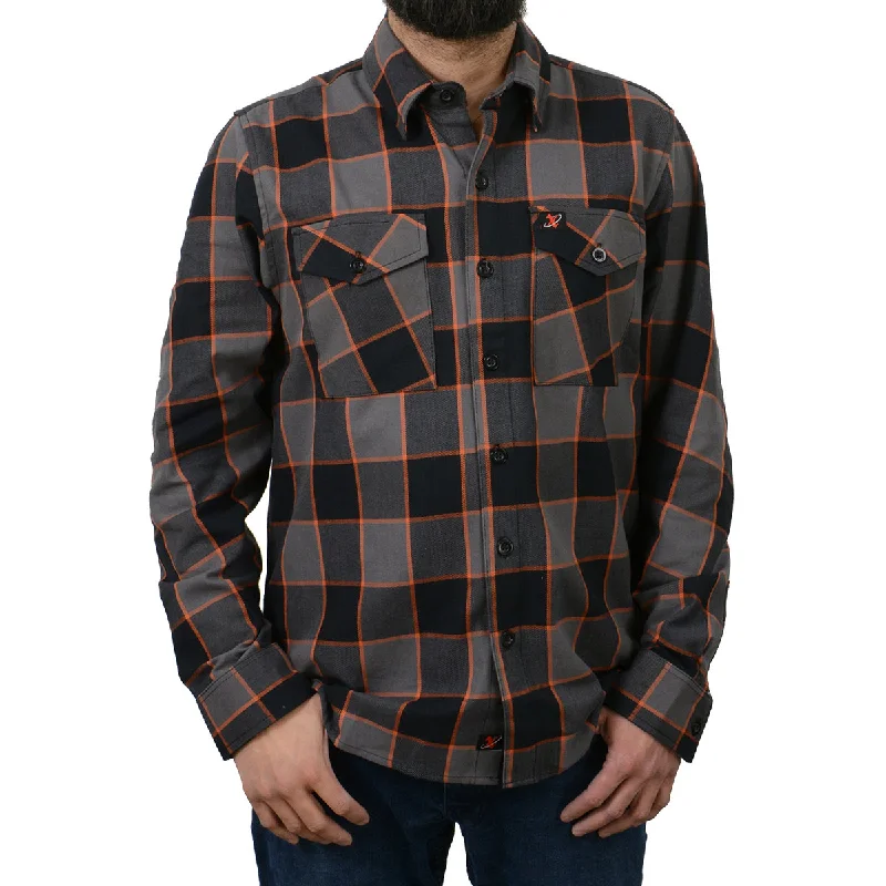 milwaukee-leather-mng11648-mens-button-front-long-sleeve-cotton-flannel-shirt