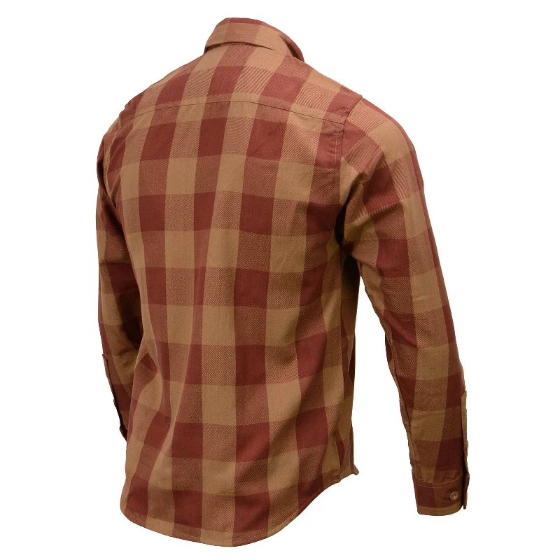 milwaukee-leather-mng11653-mens-brown-and-beige-long-sleeve-cotton-flannel-shirt