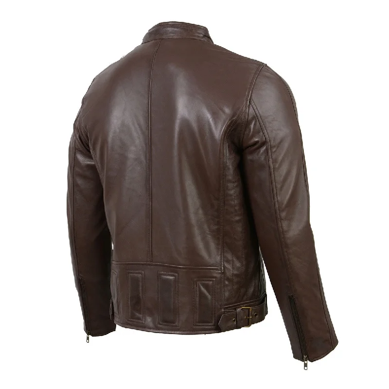 milwaukee-leather-sfm1835-mens-brown-leather-stand-up-collar-leather-jacket-with-side-buckles-lower-back-padding