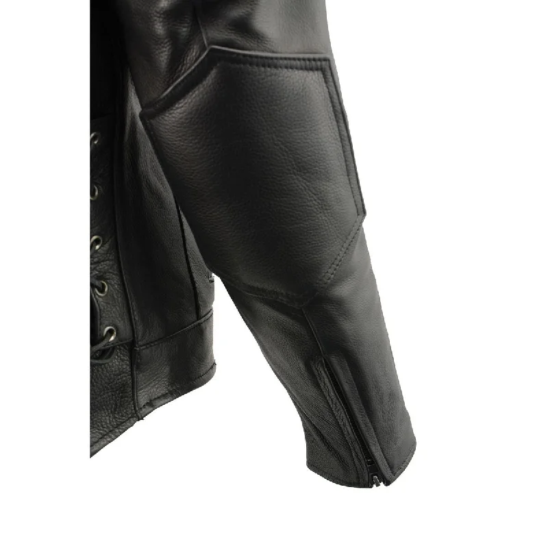 milwaukee-leather-sh1010tall-mens-tall-sizes-scooter-black-vented-leather-jacket-with-side-laces