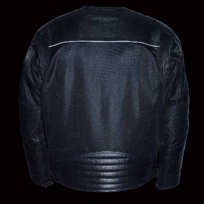 milwaukee-performance-textile-mpm1795-mens-black-leather-mesh-racer-jacket-with-removable-rain-jacket-liner