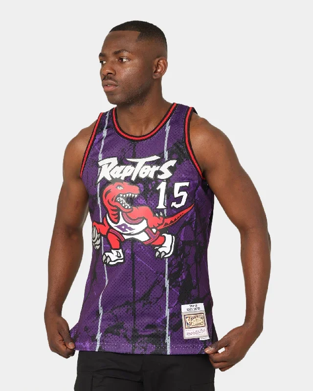 Mitchell & Ness Toronto Raptors Vince Carter #15 '98-'99 Marble Swingman Jersey Purple