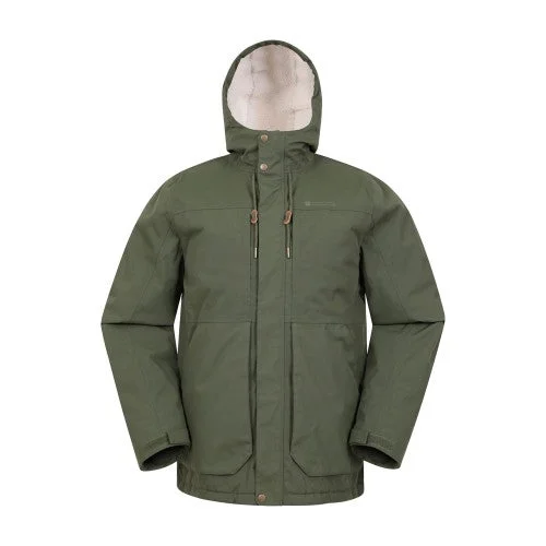 Mountain Warehouse Mens Coastline Borg Waterproof Jacket