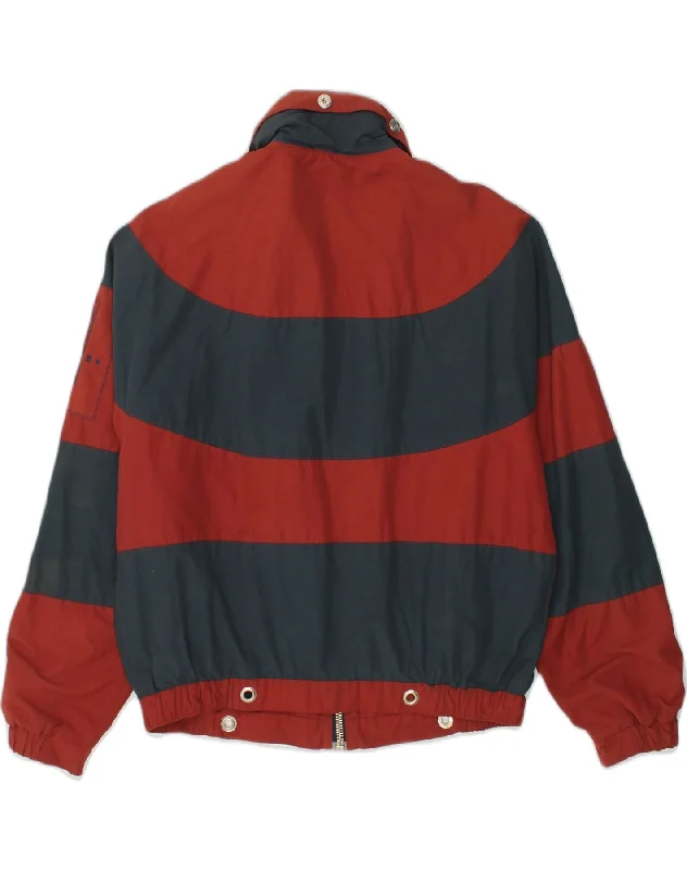 murphy-nye-mens-windbreaker-jacket-uk-38-medium-red-colourblock-cotton