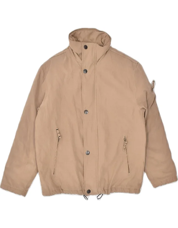 NAVIGARE Mens Windbreaker Jacket UK 38 Medium Beige