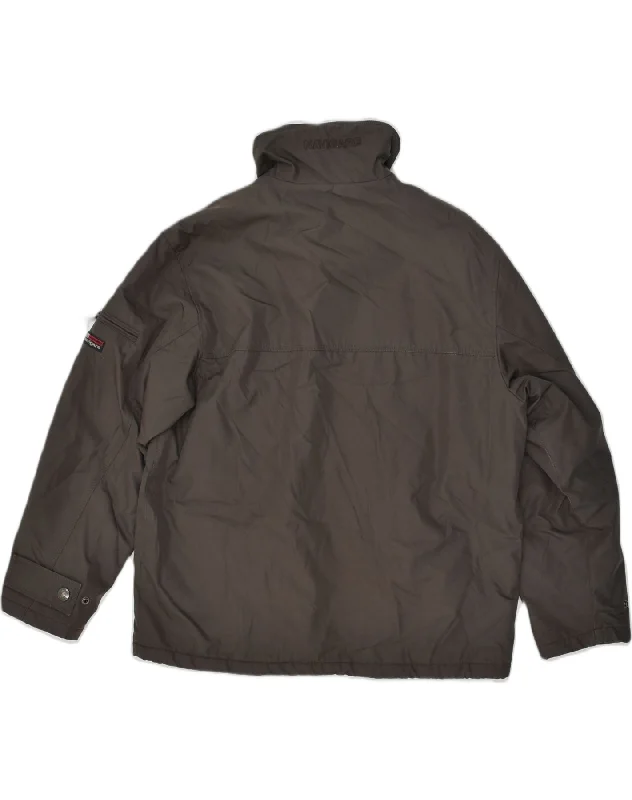 navigare-mens-windbreaker-jacket-uk-40-large-brown-polyester