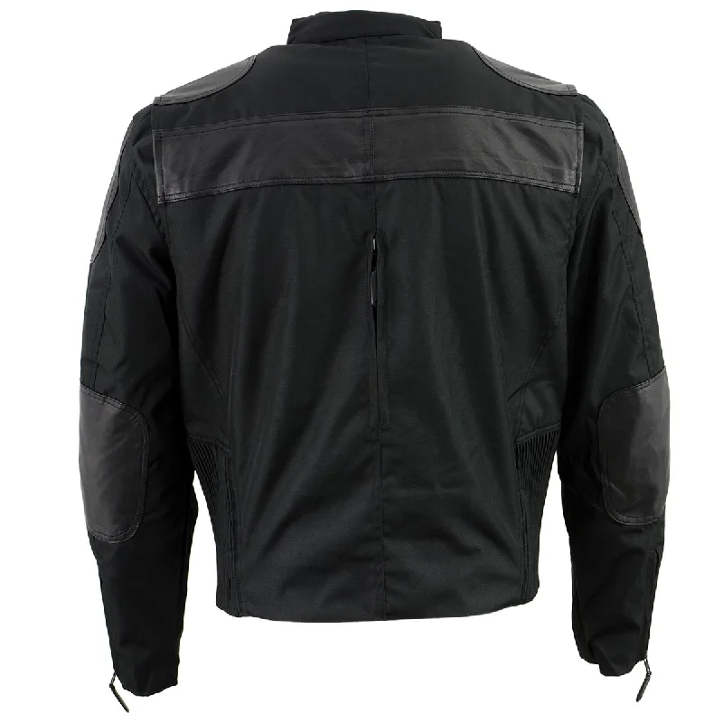 nexgen-men-s-sh2177-black-leather-and-textile-vented-armored-racer-jacket