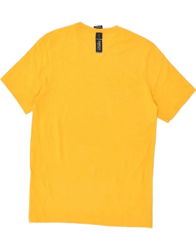 nike-mens-graphic-t-shirt-top-medium-yellow-cotton-1