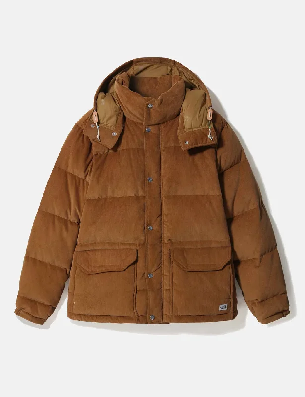 North Face Sierra Down Corduroy Parka - Utility Brown