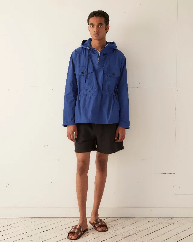 Nylon Tie Anorak - Blue