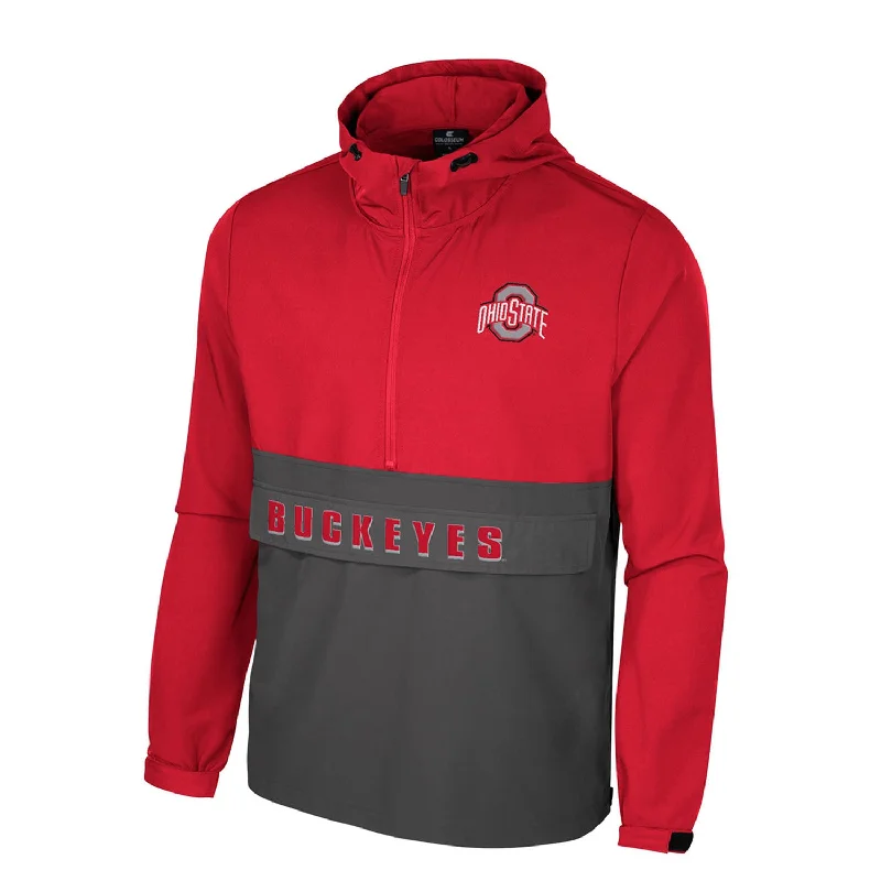 Ohio State Buckeyes Anorak 1/4 Zip Jacket