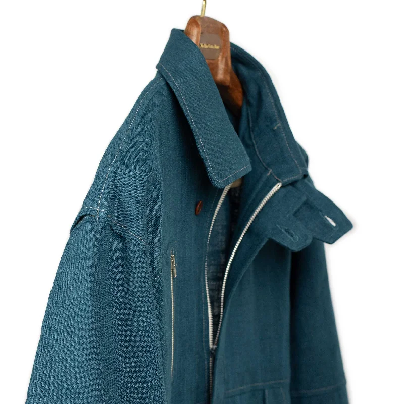 paratodo-pine-blouson-in-petrol-blue-linen-sack-cloth