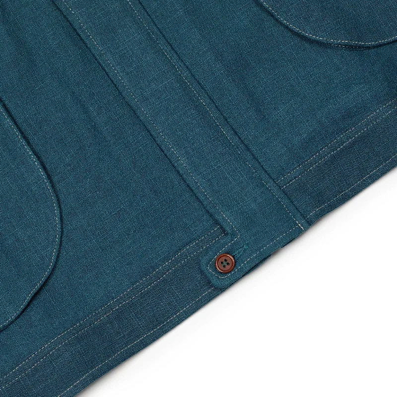 paratodo-pine-blouson-in-petrol-blue-linen-sack-cloth