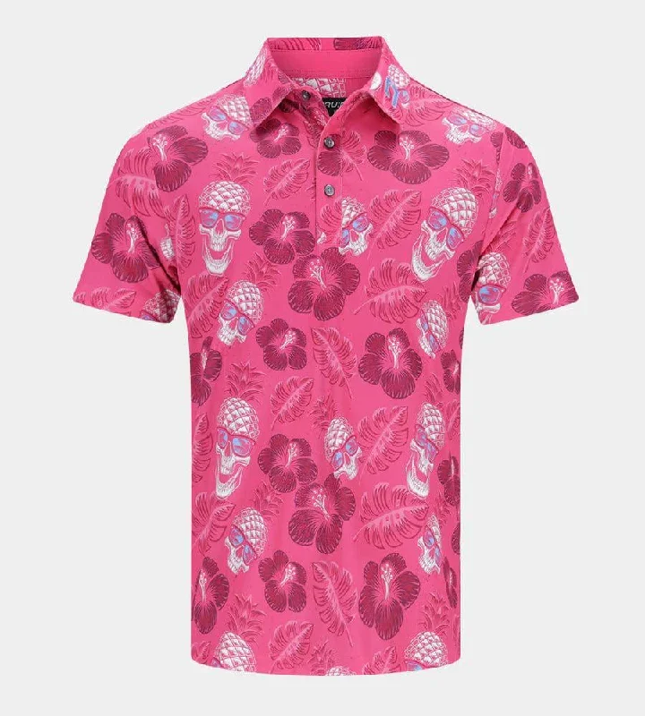 PINEAPPLE SKULLZ 2.0 POLO - PINK