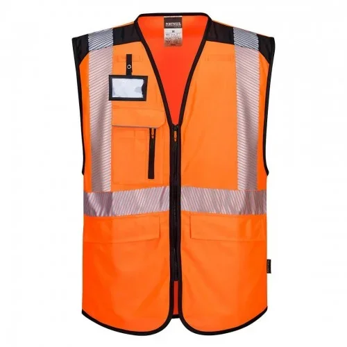 Portwest Mens Hi-Vis Safety Hi-Vis Vest