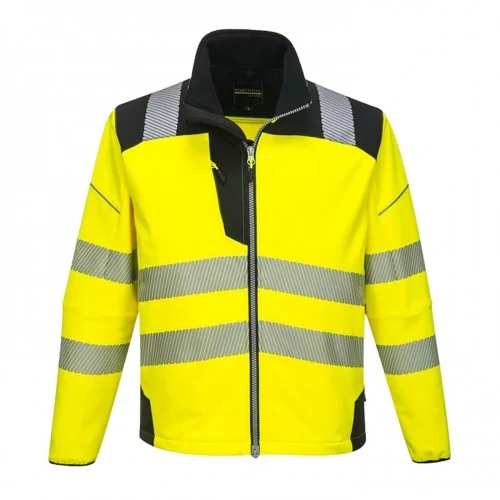 Portwest Unisex Adult PW3 Hi-Vis Soft Shell Jacket