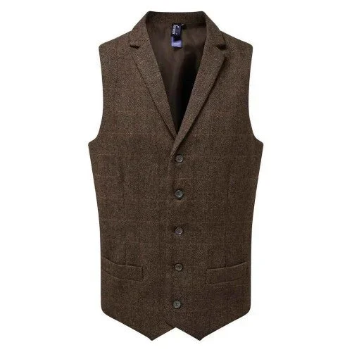 Premier Mens Herringbone Waistcoat