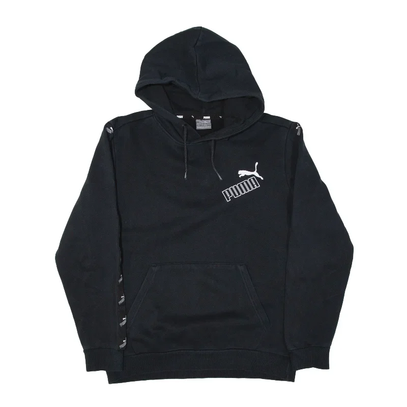 PUMA Hoodie Black Pullover Mens S