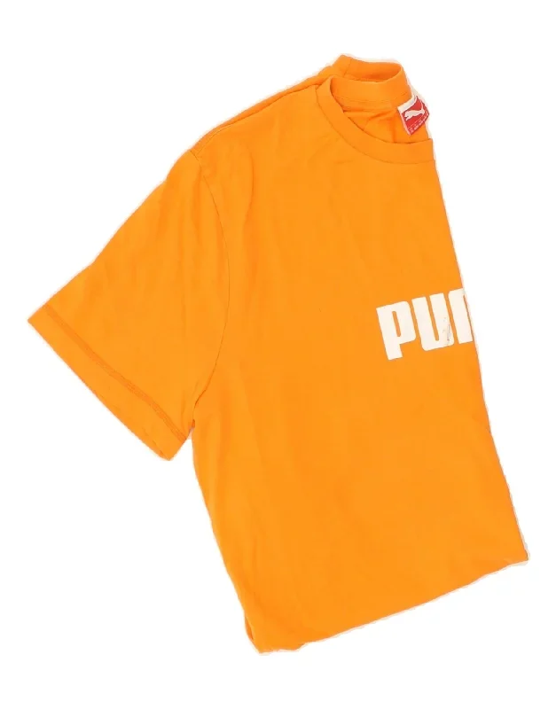 puma-mens-graphic-t-shirt-top-xl-yellow-cotton