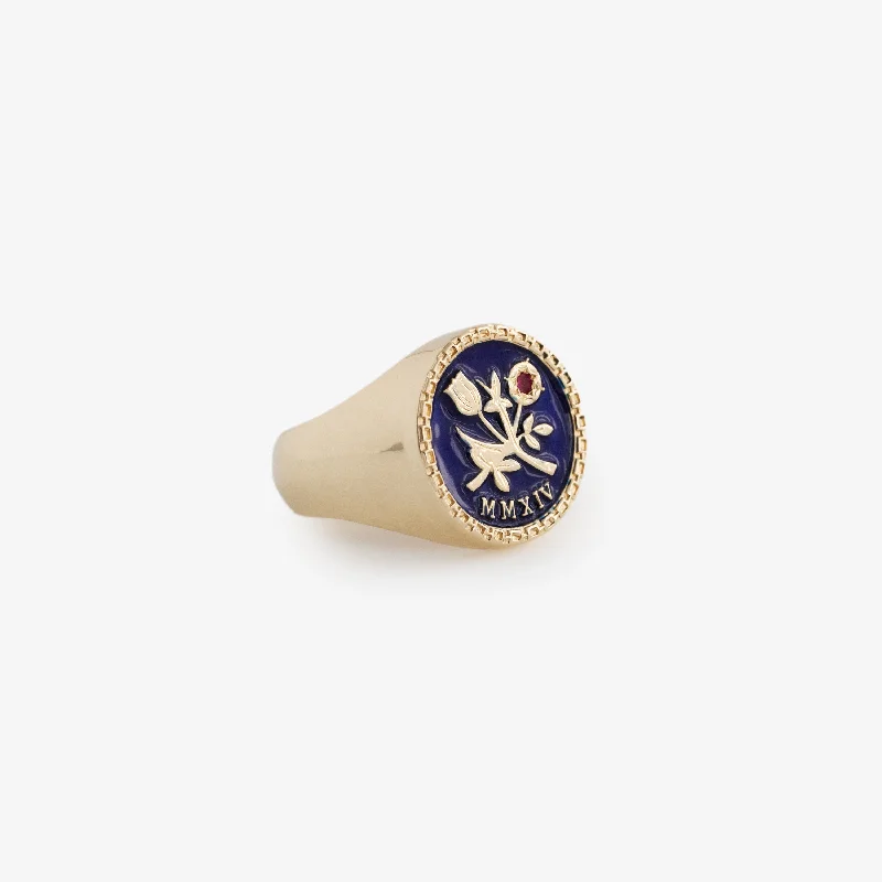 14Kt Queens Crest Ring