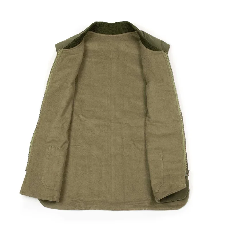 reversible-wadded-gilet-in-fern-green-moleskin-and-dry-wax-cotton