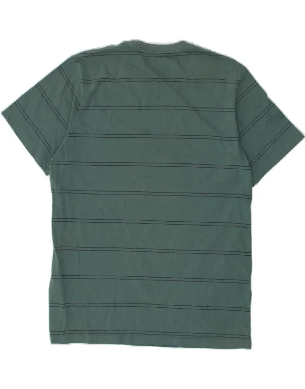 rip-curl-mens-slim-t-shirt-top-xl-green-striped-cotton