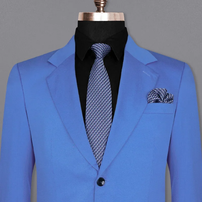 Royal Blue Premium Cotton Blazer