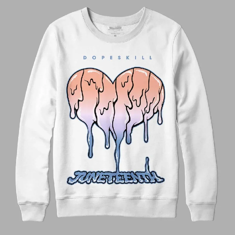 Skyline 1s DopeSkill Sweatshirt Juneteenth Heart Graphic