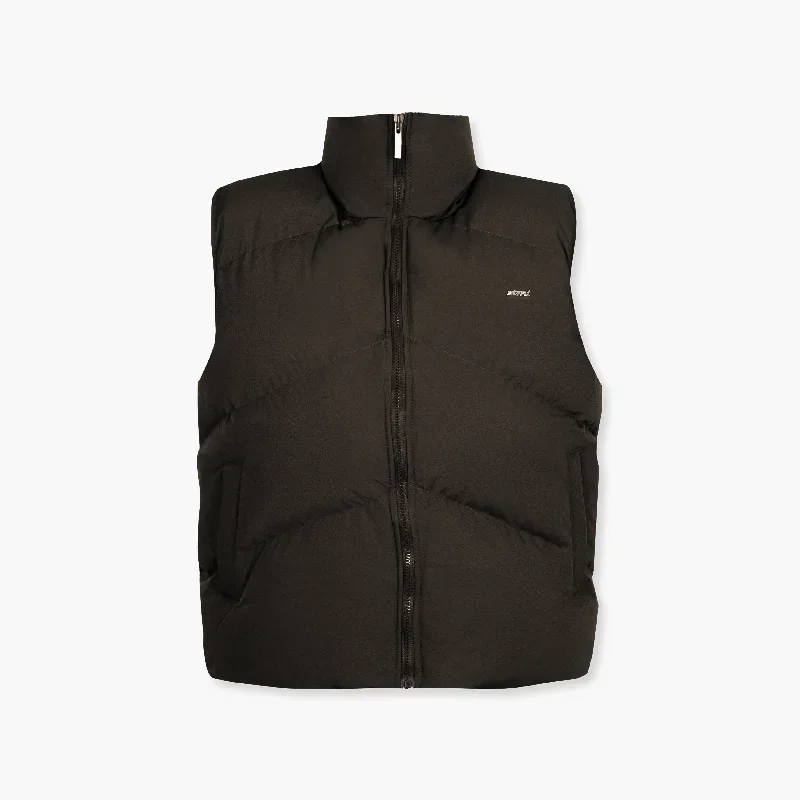 STMT PUFFER VEST KHAKI