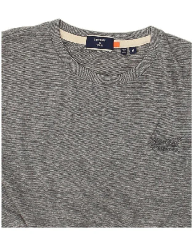 superdry-mens-t-shirt-top-medium-grey-pinstripe-cotton