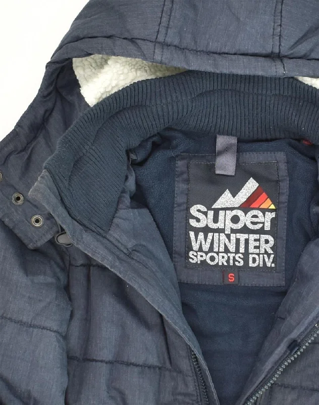 superdry-mens-windbreaker-jacket-uk-36-small-navy-blue-polyester