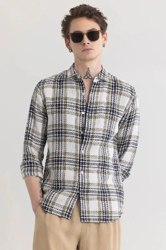 Tartanique White Checkered Shirt