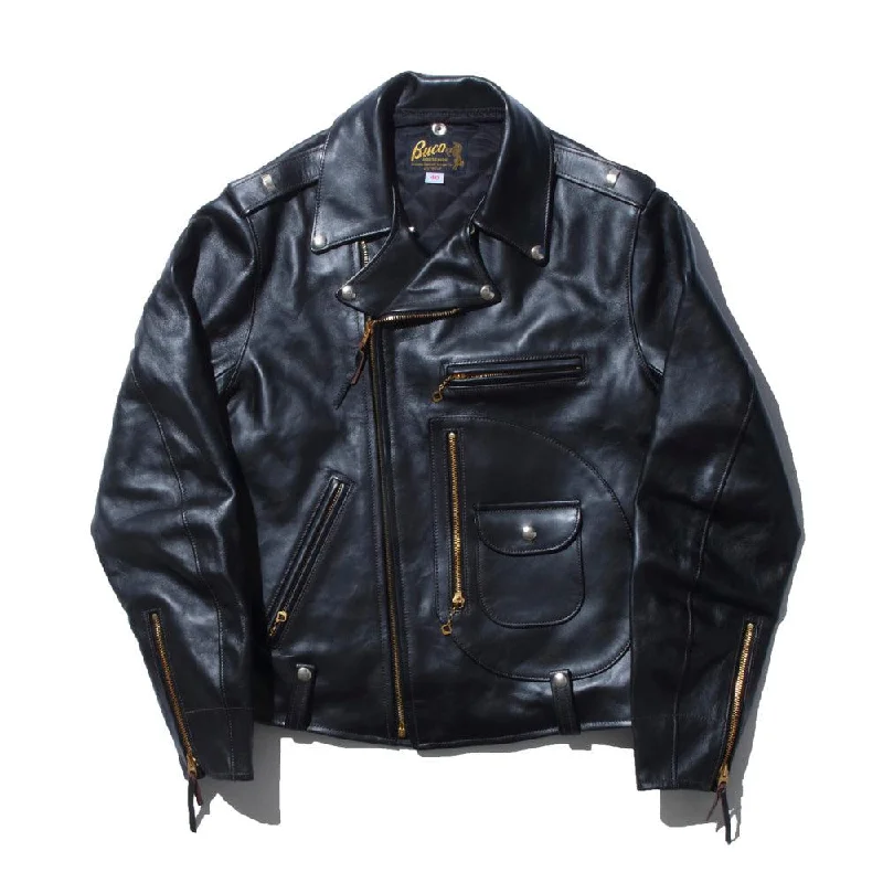 The Real McCoy's Buco J-24 Leather Jacket Black