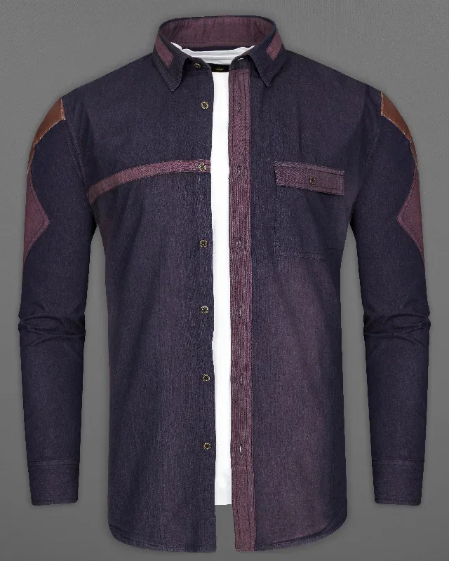 thunder-purple-chambray-summer-denim-designer-shirt-with-brown-patchwork-bn