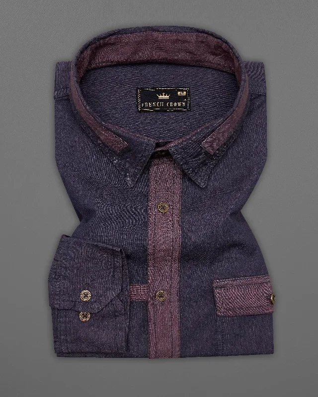 thunder-purple-chambray-summer-denim-designer-shirt-with-brown-patchwork-bn